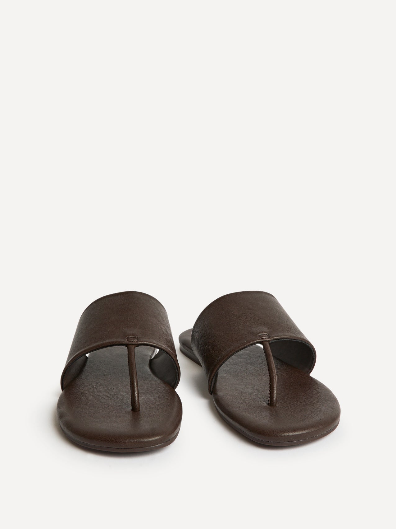 Amara Brown Flat Sandals
