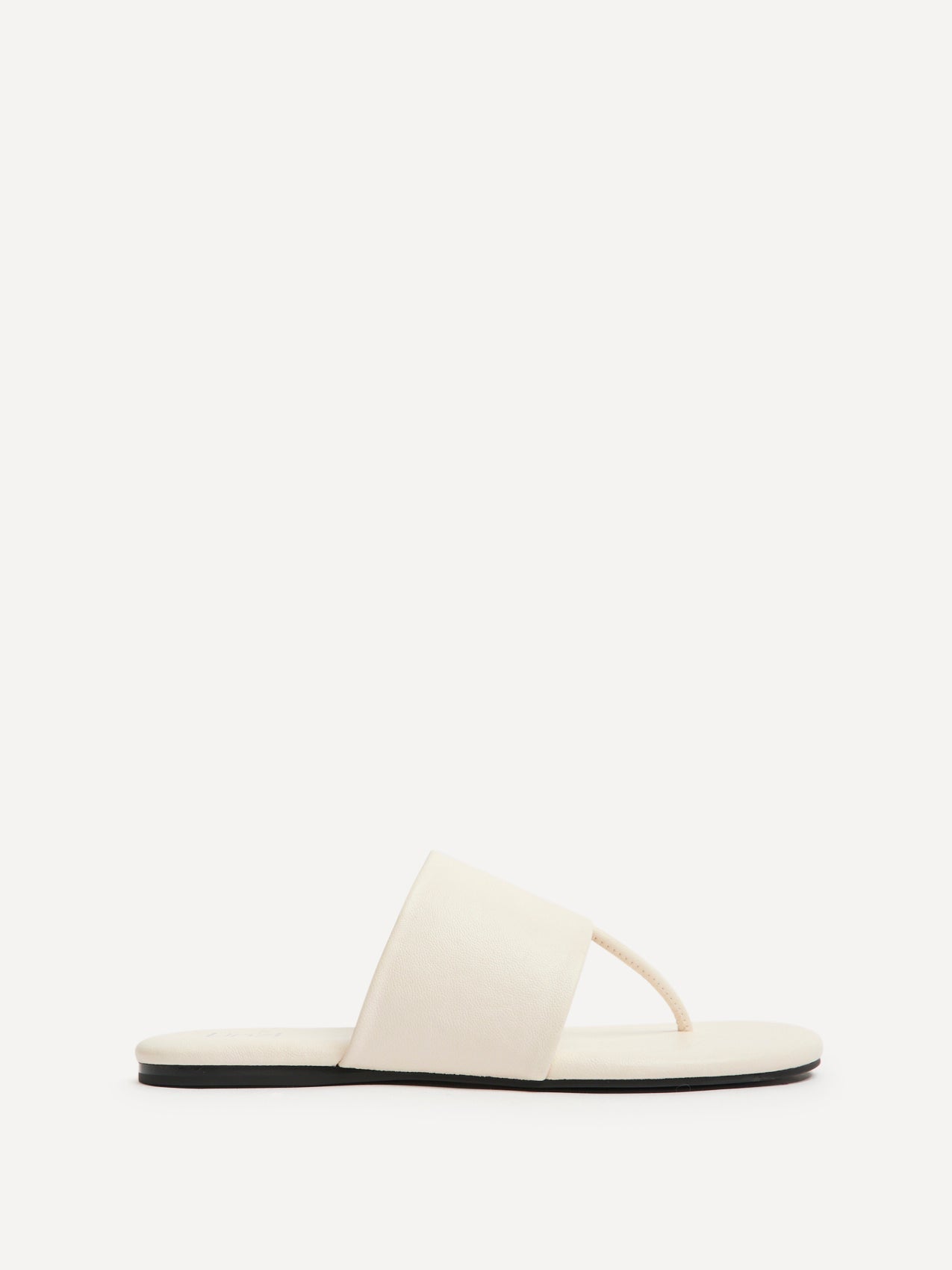 Amara Ivory Flat Sandals