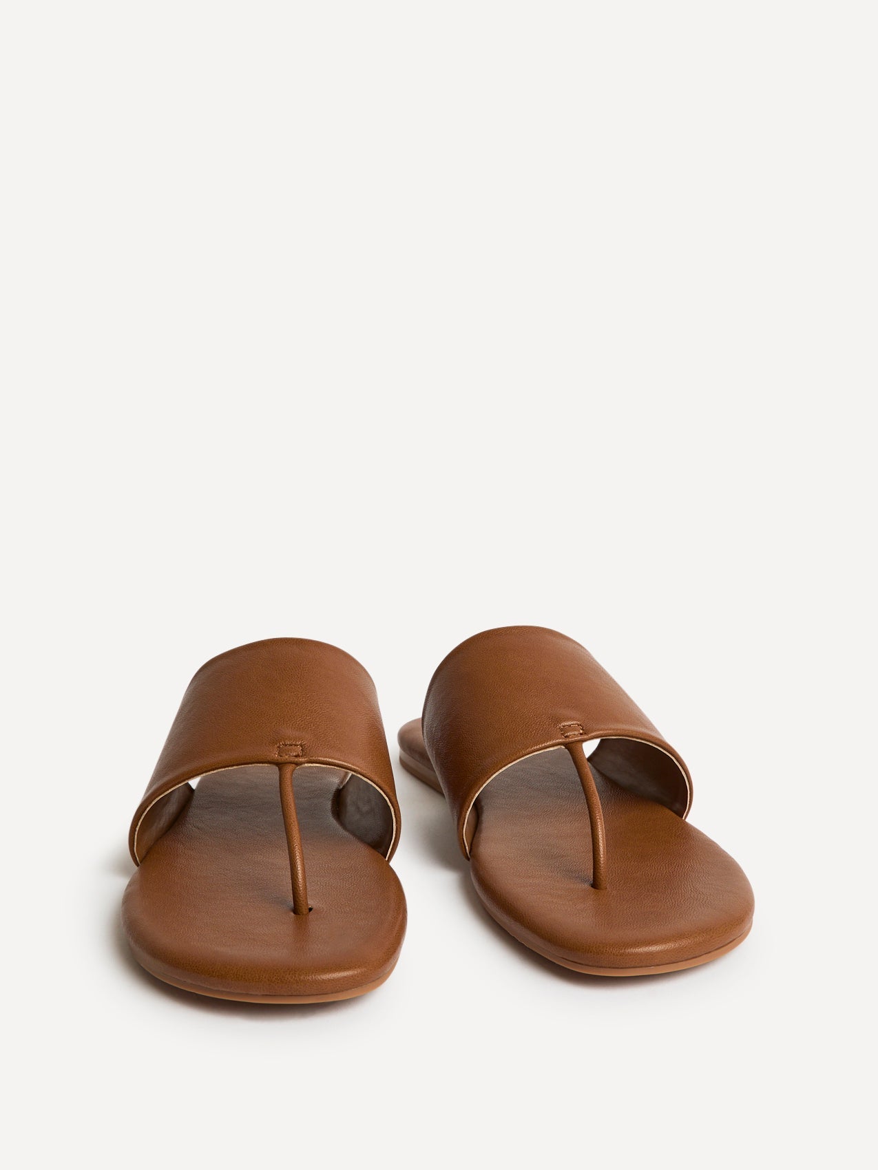 Amara Tan Flat Sandals