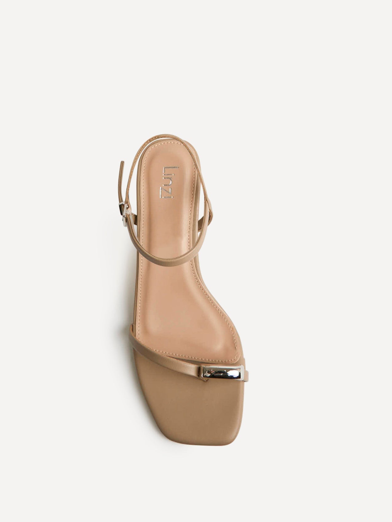Amira Taupe Heeled Sandals