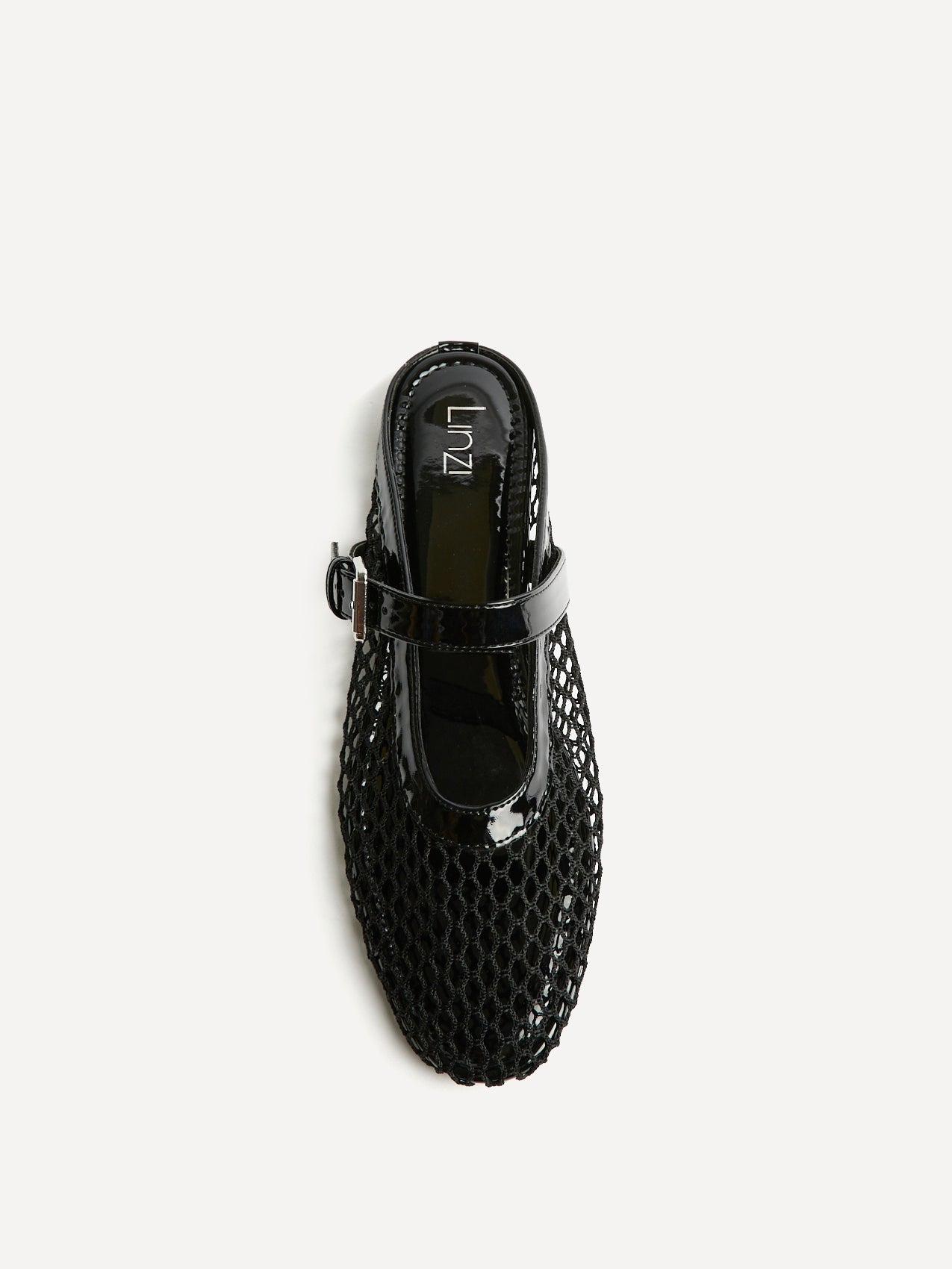 Anessa Black Mesh Mules