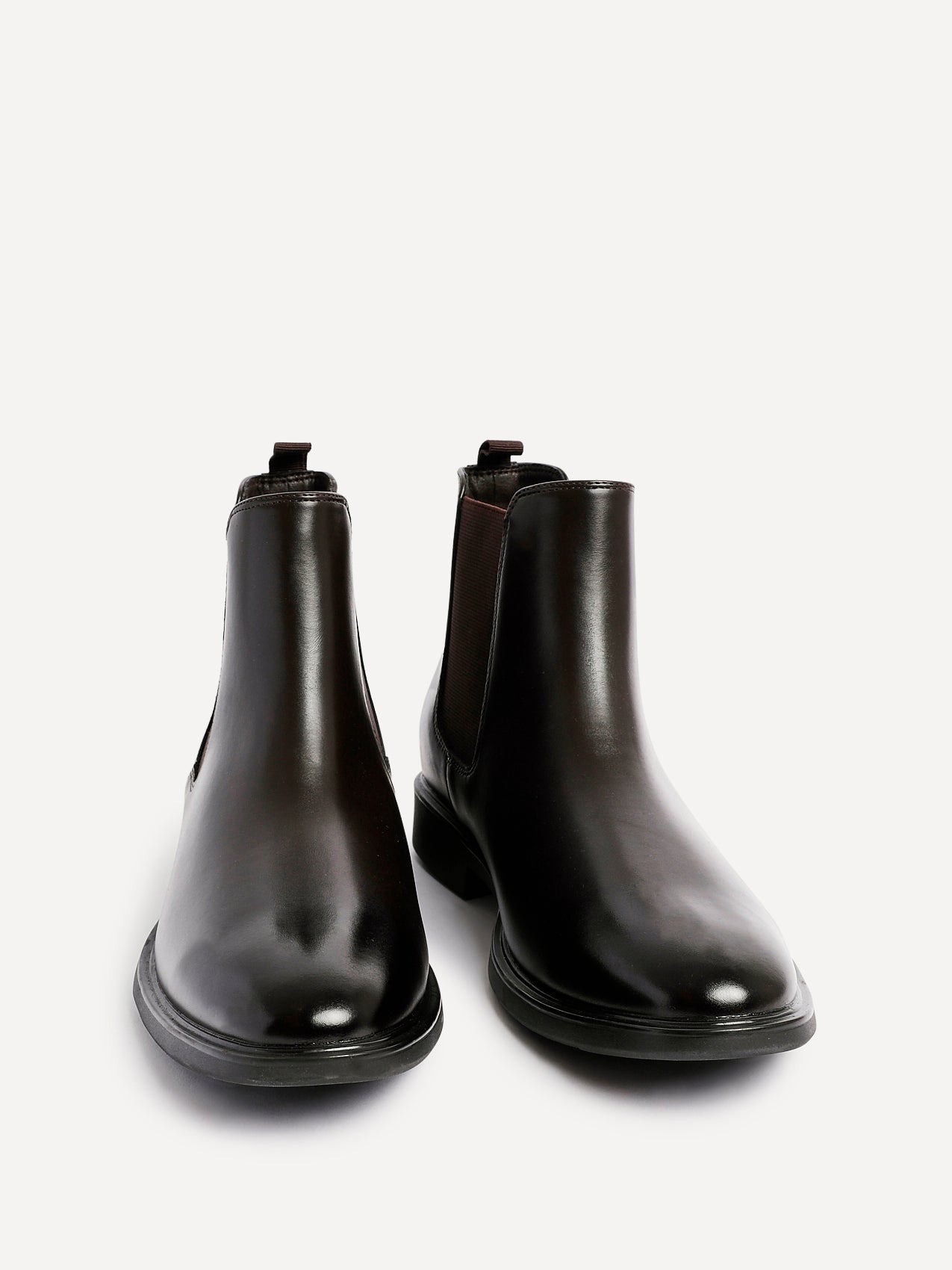 Antonio Mens Brown Faux Leather Chelsea Boots