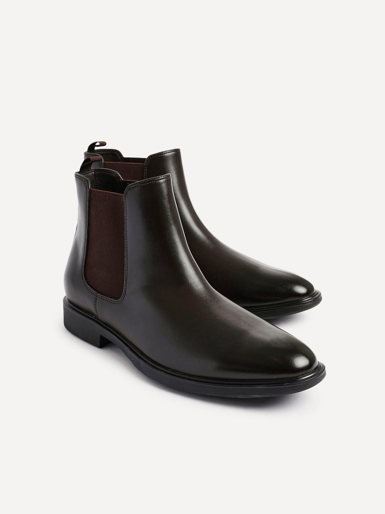 Antonio Mens Brown Faux Leather Chelsea Boots