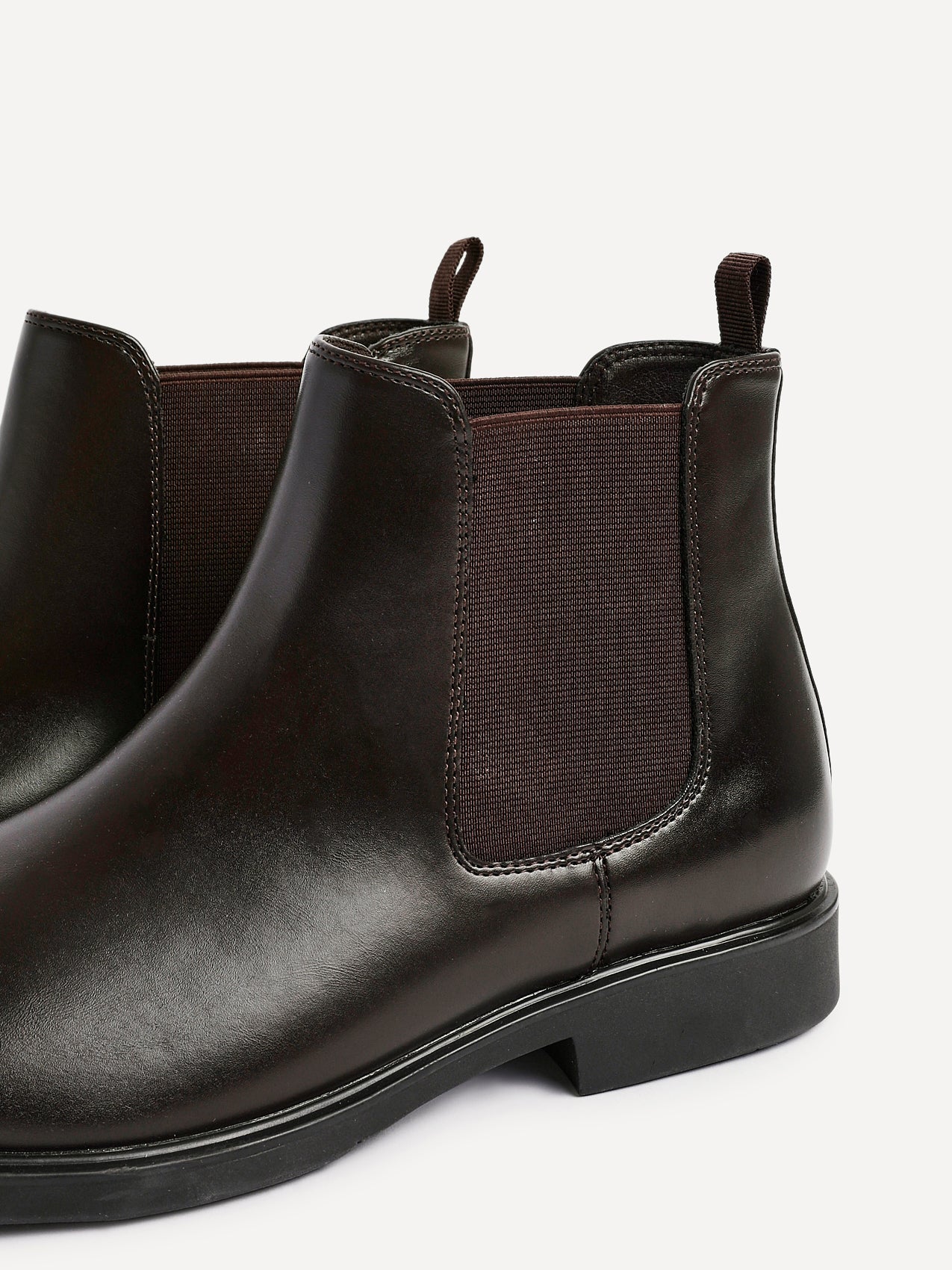 Antonio Mens Brown Faux Leather Chelsea Boots