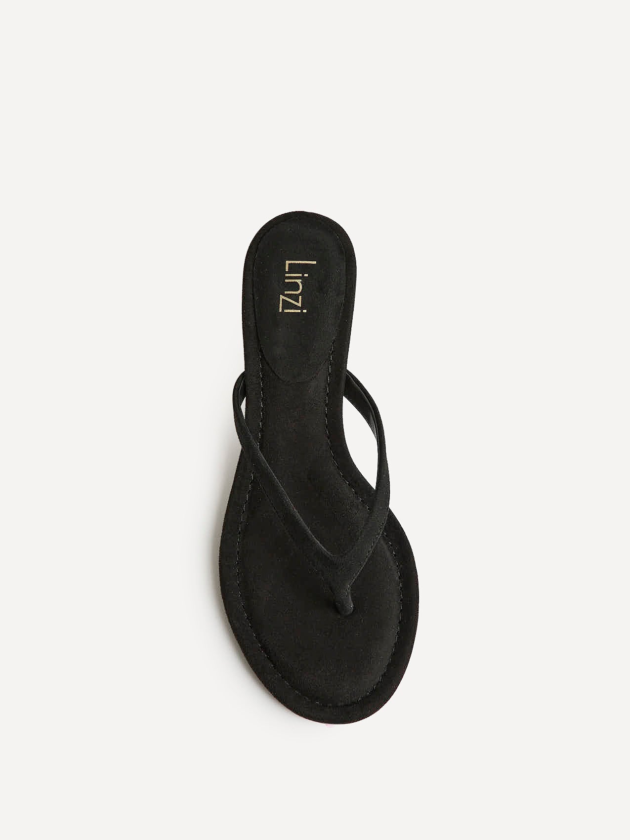 Ascend Black Faux Suede Mule Heels