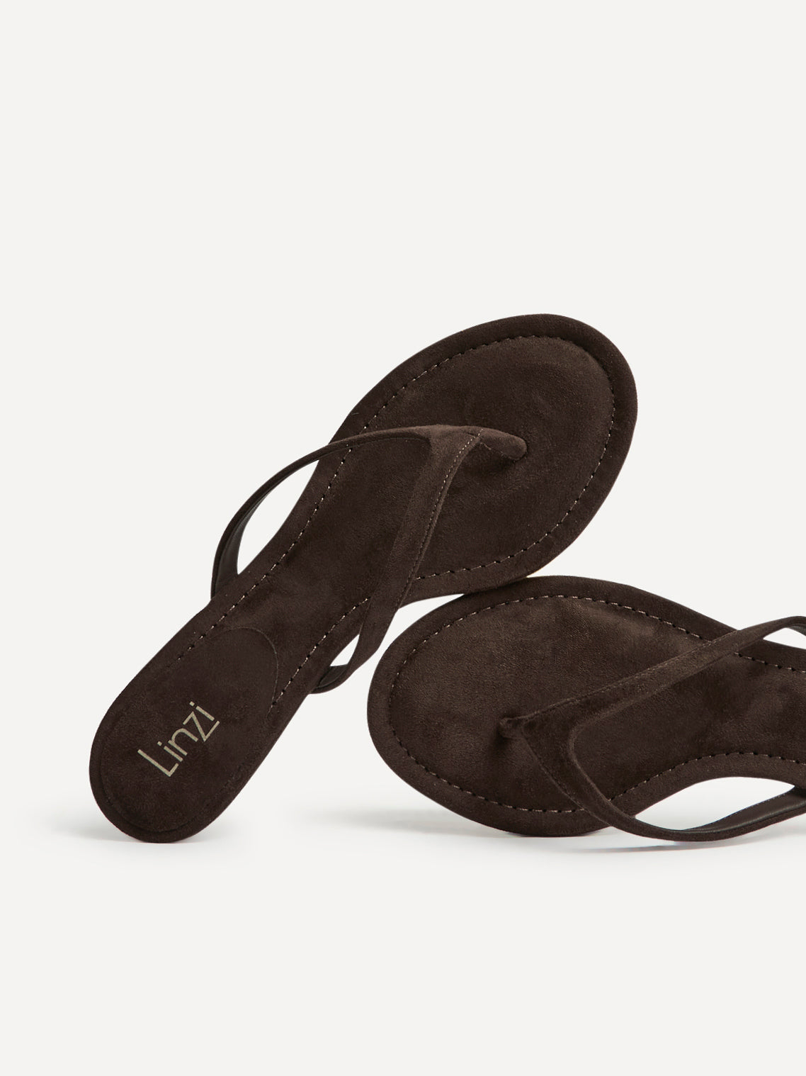 Ascend Brown Faux Suede Mule Heels