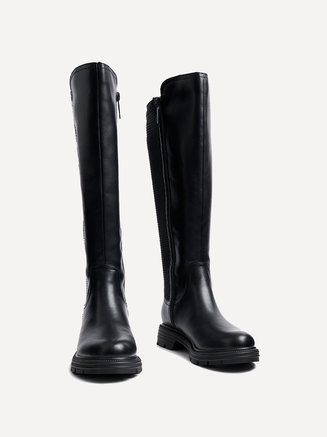 Atlas Black Long Riding Boots