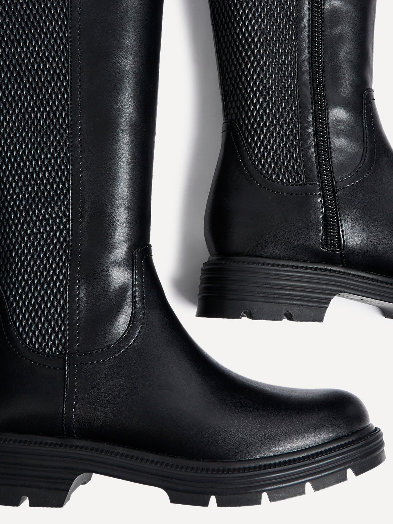 Atlas Black Long Riding Boots