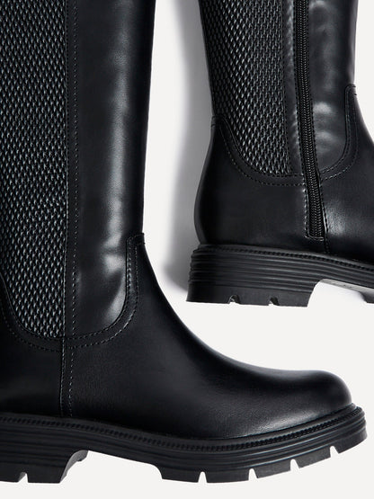 Atlas Black Long Riding Boots