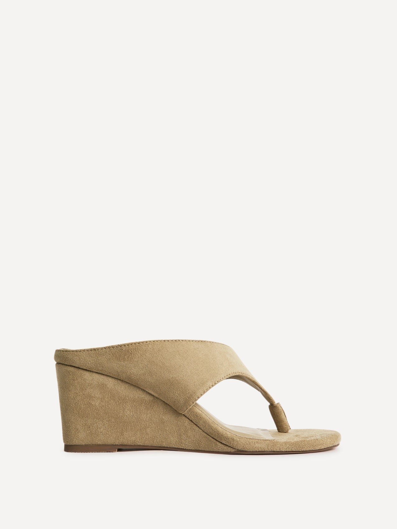 Avalon Sand Toe Post Wedge Sandals