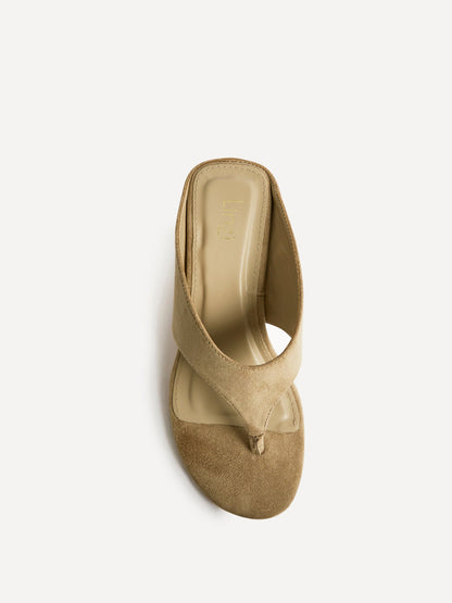 Avalon Sand Toe Post Wedge Sandals
