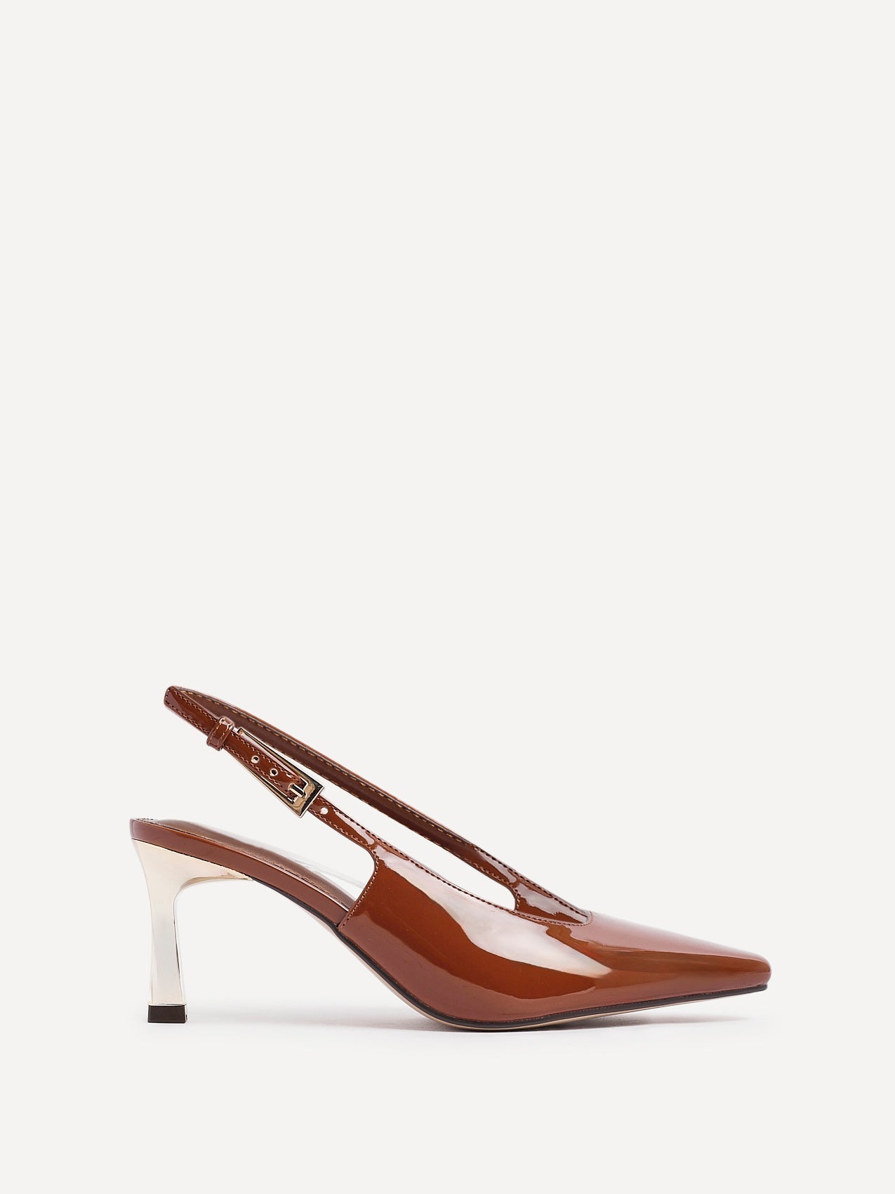 Avani Caramel Patent Court Heels