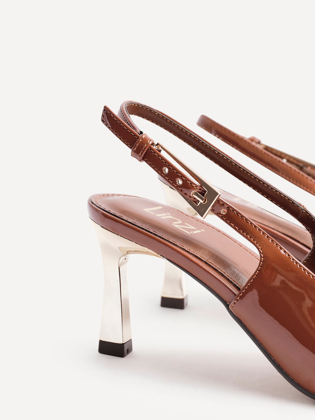 Avani Caramel Patent Court Heels