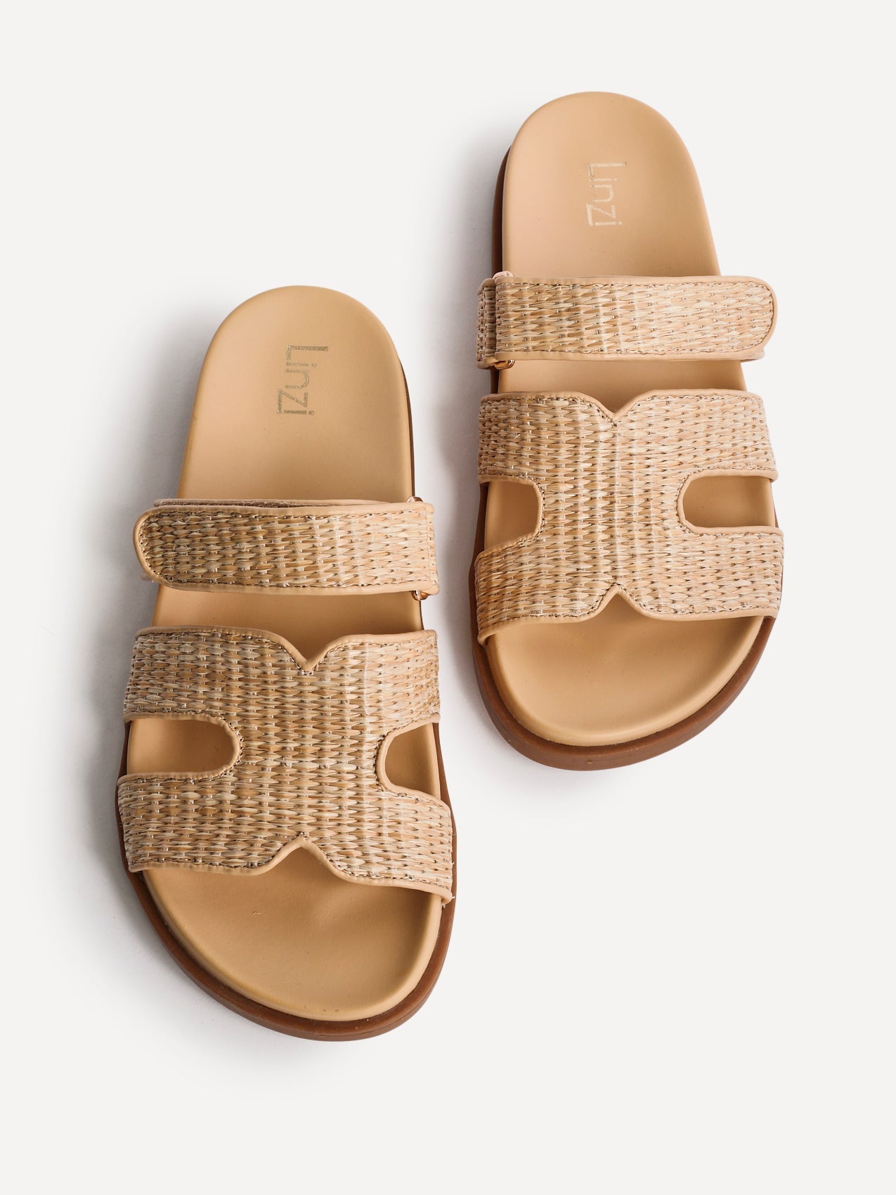 Avena Natural Flat Sandals