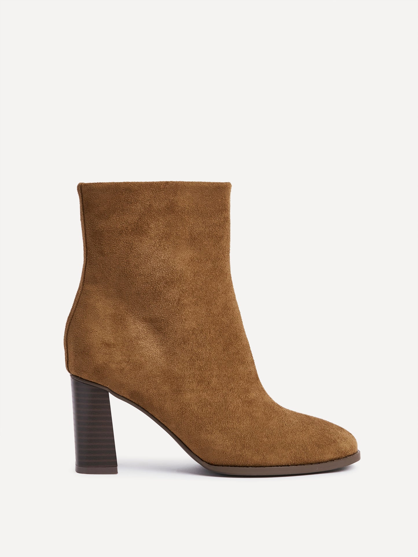 Approach Tan Block Heel Ankle Boots