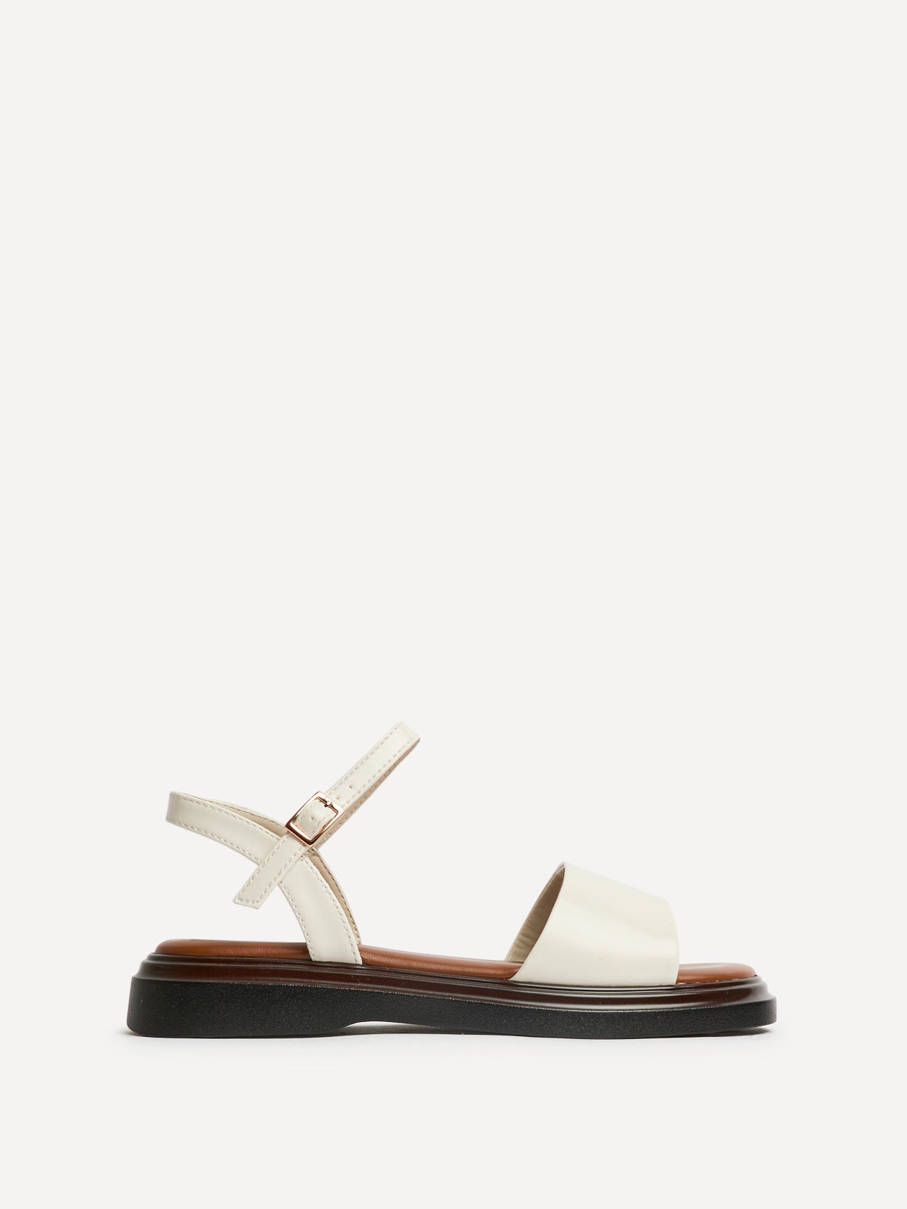 Balance Ivory Flat Sandals
