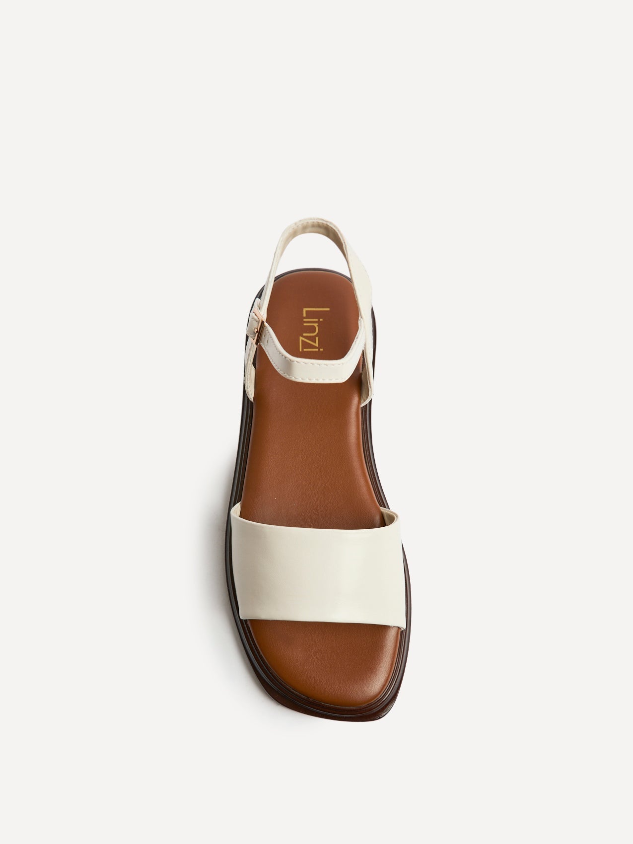 Balance Ivory Flat Sandals