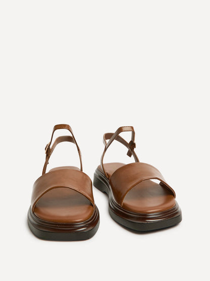 Balance Tan Flat Sandals