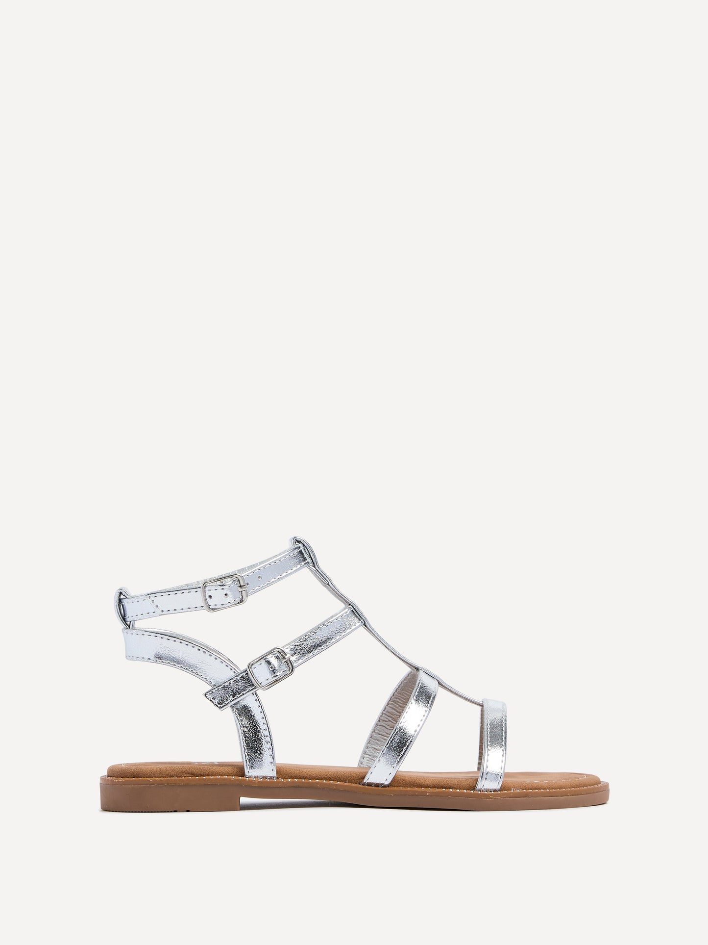 Belinda Silver Gladiator Sandals