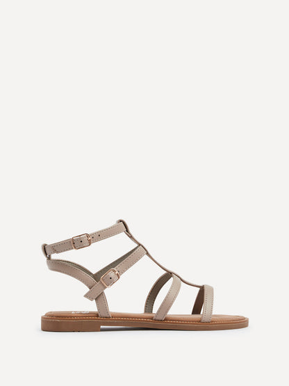 Belinda Taupe Gladiator Sandals