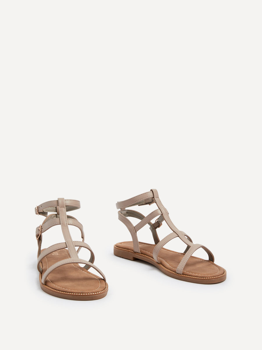 Belinda Taupe Gladiator Sandals