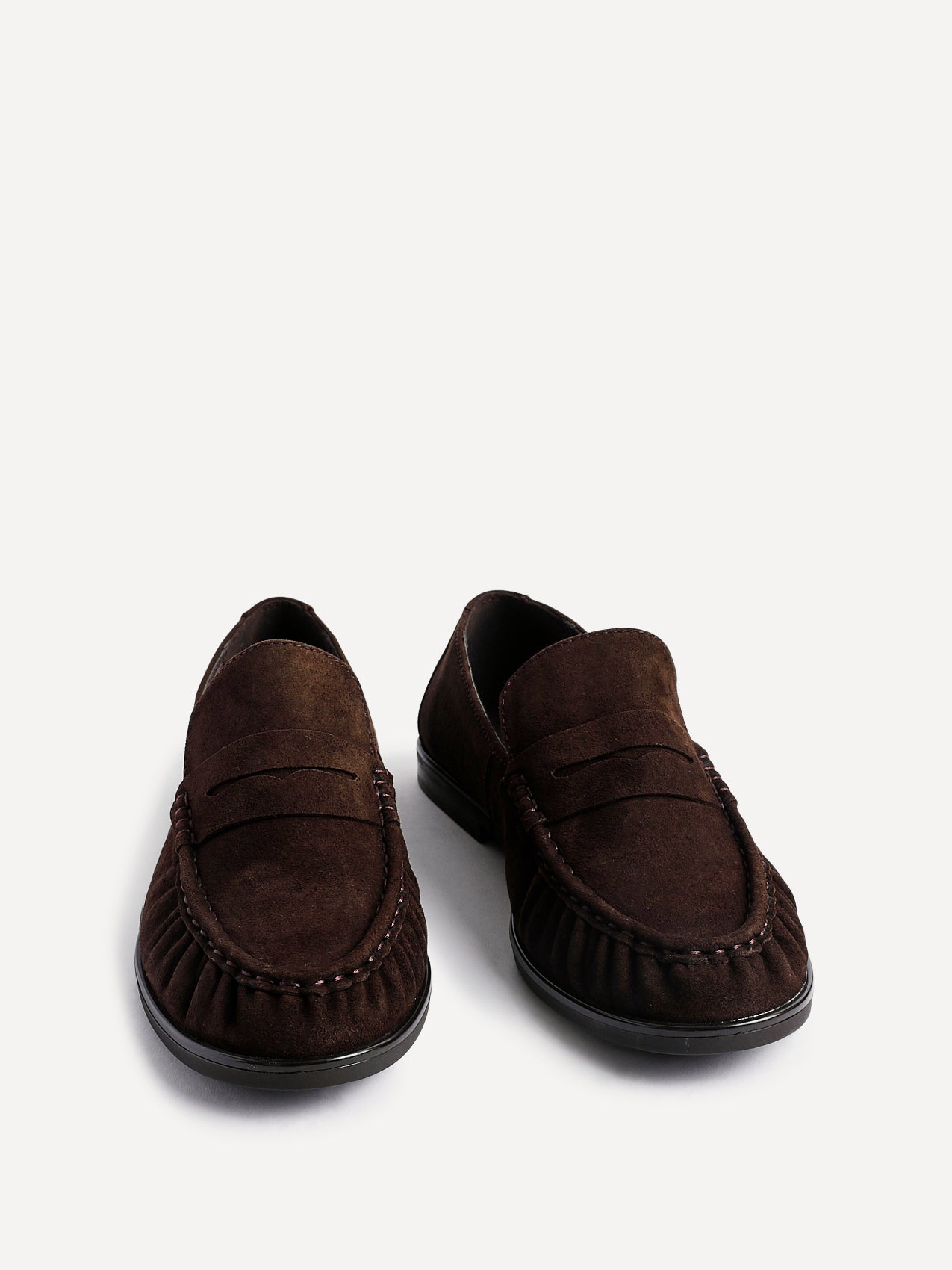 Belmont Brown Suede Leather Loafers