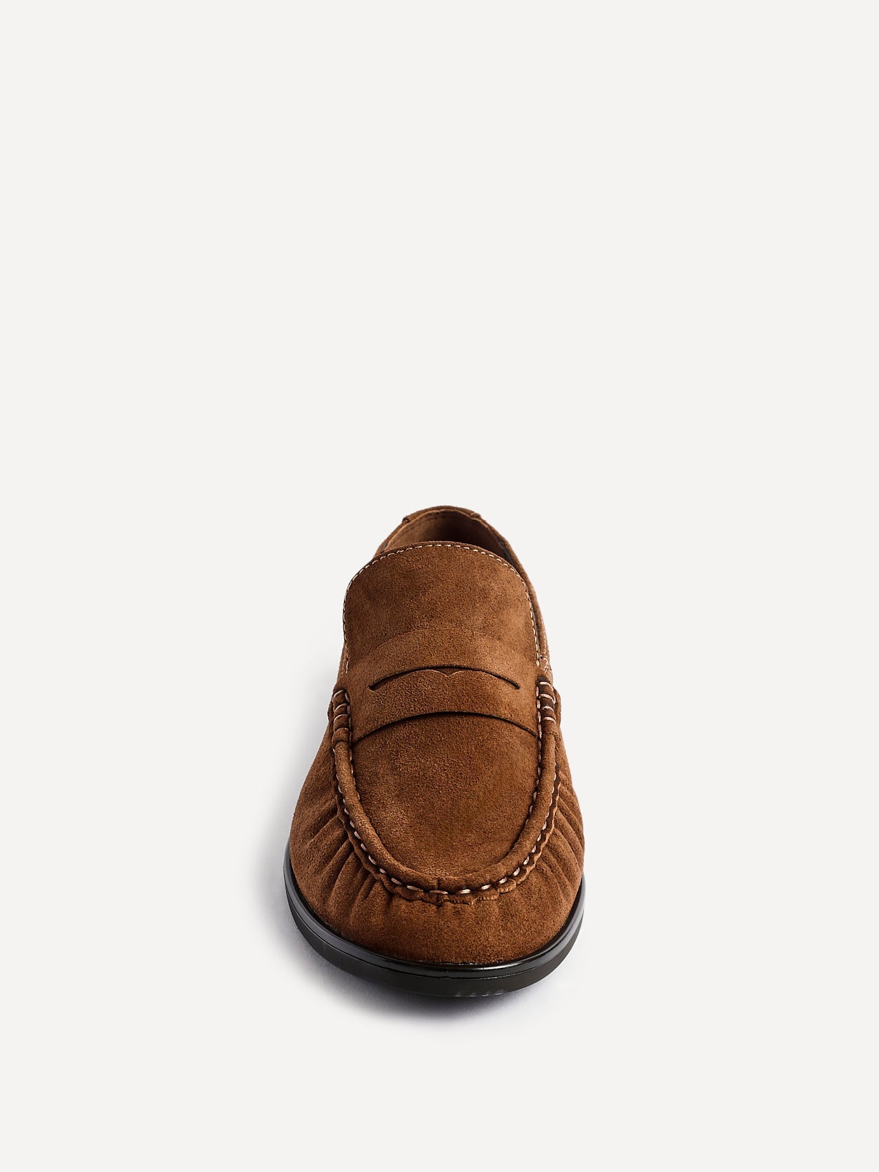 Belmont Tan Suede Leather Loafers