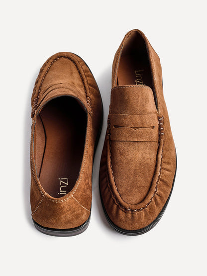Belmont Tan Suede Leather Loafers