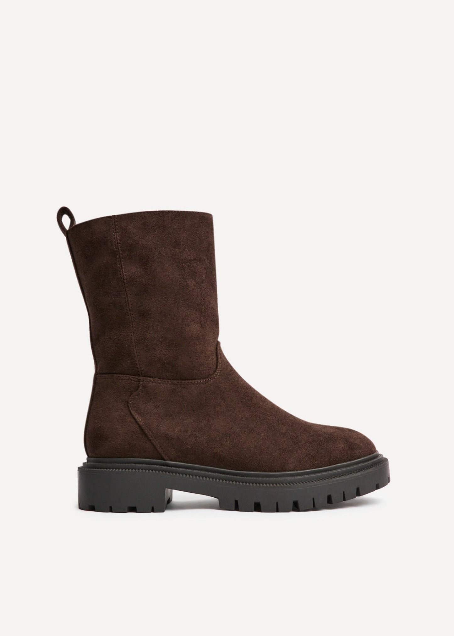 Bentley Brown Chunky Ankle Boots