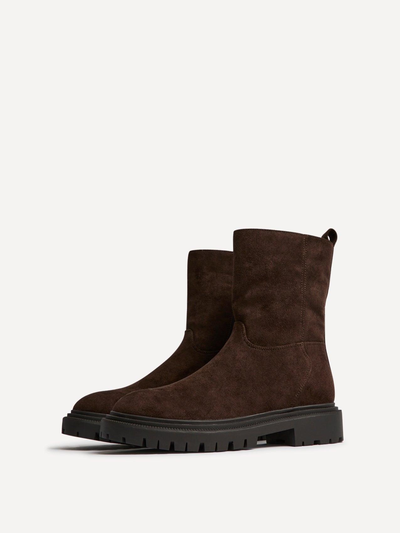 Bentley Brown Chunky Ankle Boots