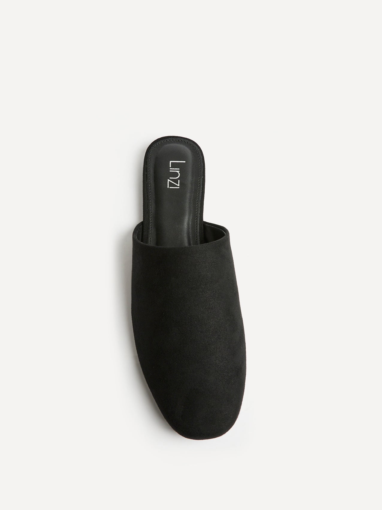 Blake Black Faux Suede Mules
