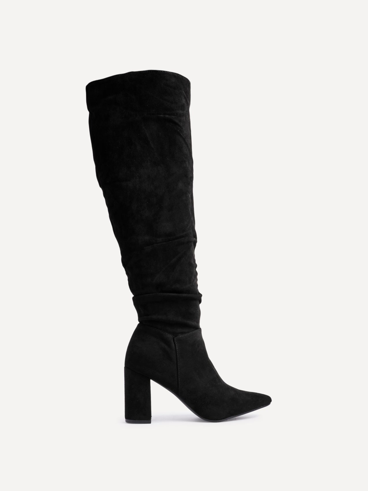 Bonnie Black Long Heeled Boots