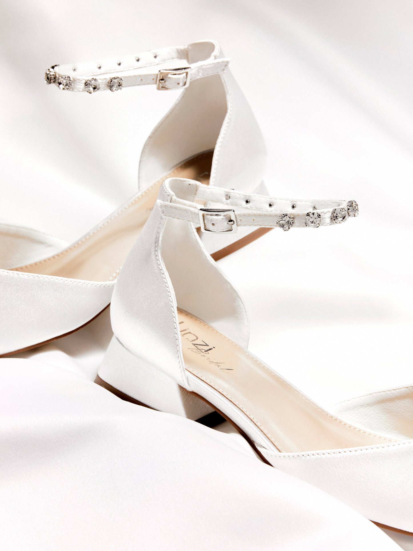 Everlasting Wide Fit Bridal Low Court Heels