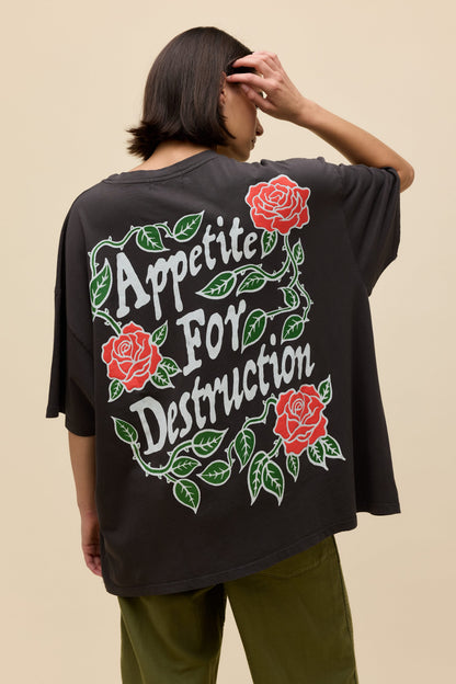 guns n roses paradise city rose os tee