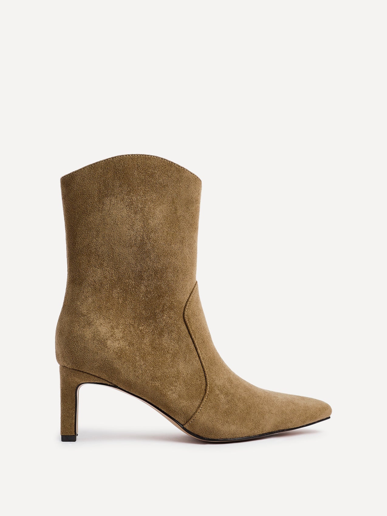 Calabasas Sand Western Heeled Boots