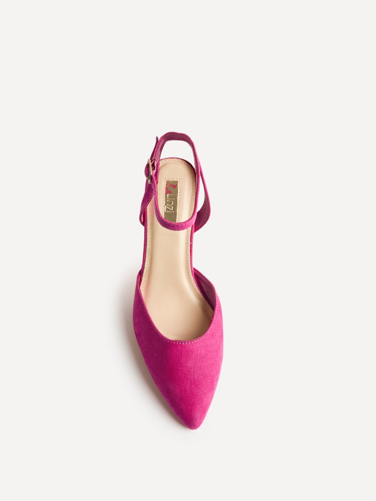 Carrie Fuchsia Faux Suede Court Heels