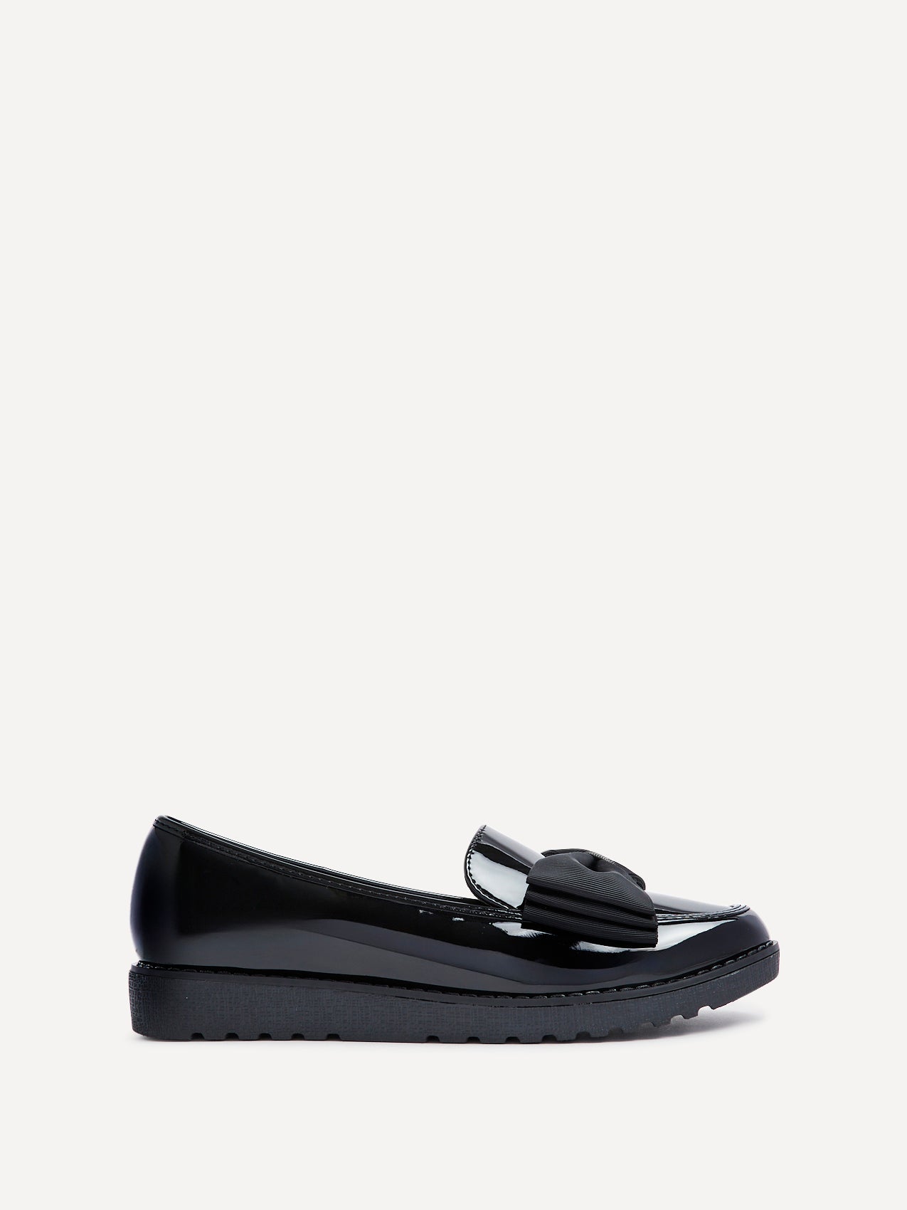 Cathy Black Patent Loafers