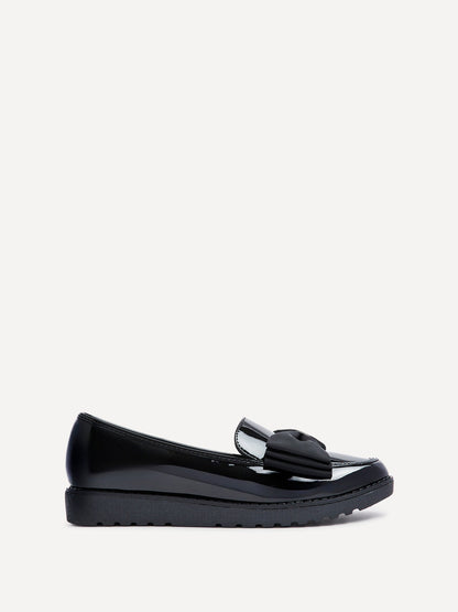 Cathy Black Patent Loafers
