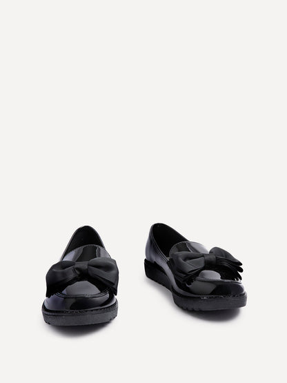 Cathy Black Patent Loafers