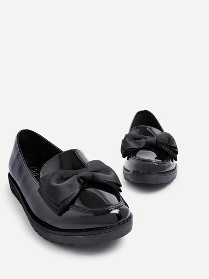 Cathy Black Patent Loafers