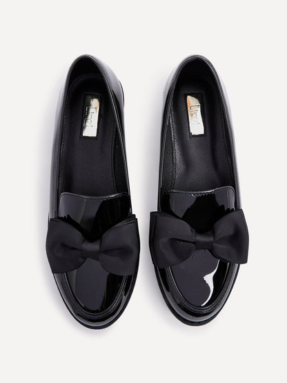 Cathy Black Patent Loafers