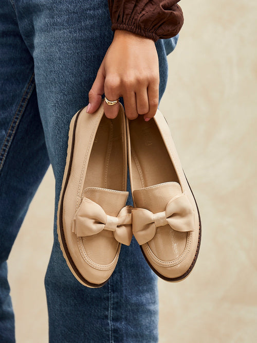 Cathy Mocha Patent Loafers