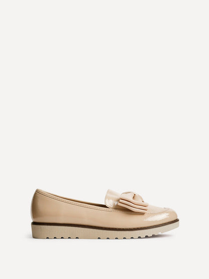 Cathy Mocha Patent Loafers