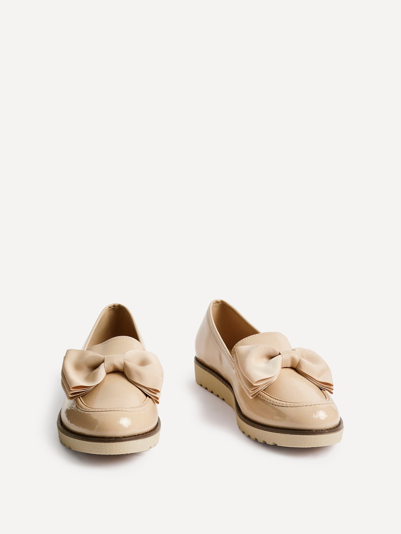 Cathy Mocha Patent Loafers