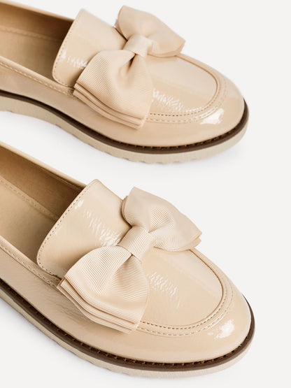 Cathy Mocha Patent Loafers