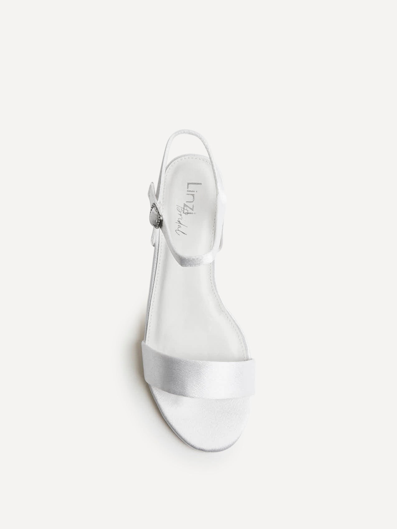 Chapel Bridal Ivory Satin Heeled Sandals