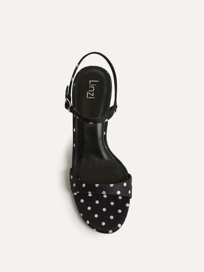 Charisma Polka Dot Heeled Sandals