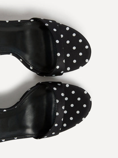 Charisma Polka Dot Heeled Sandals