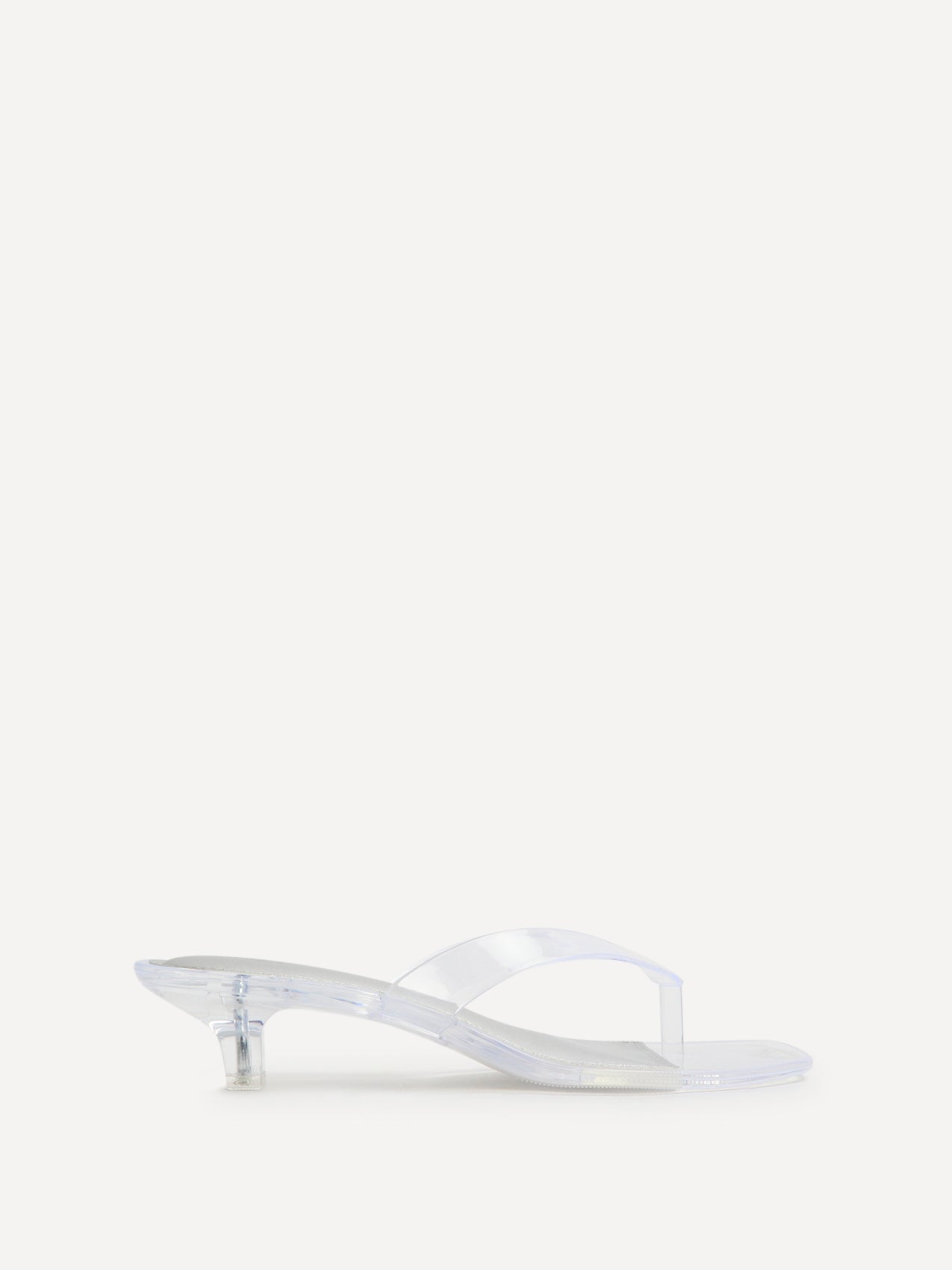 Cher Perspex Jelly Heeled Sandals