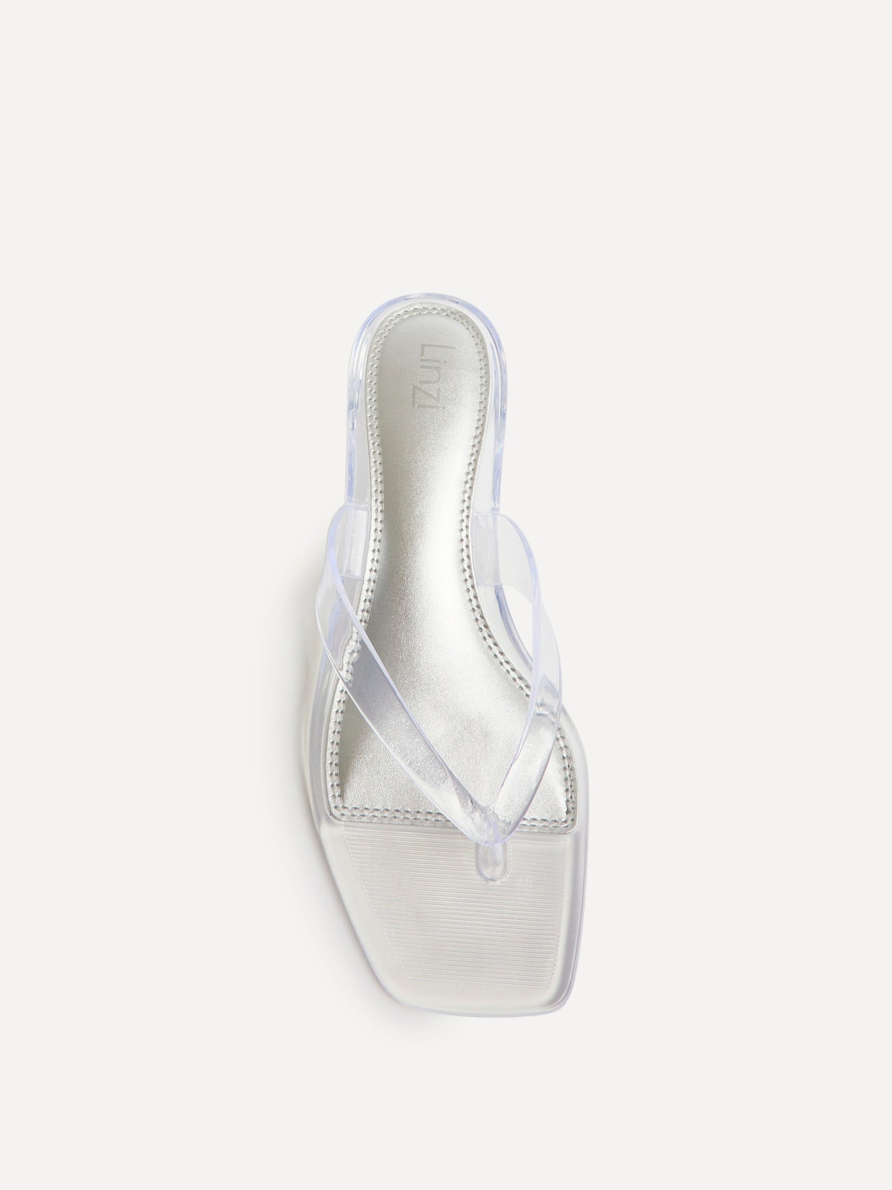 Cher Perspex Jelly Heeled Sandals